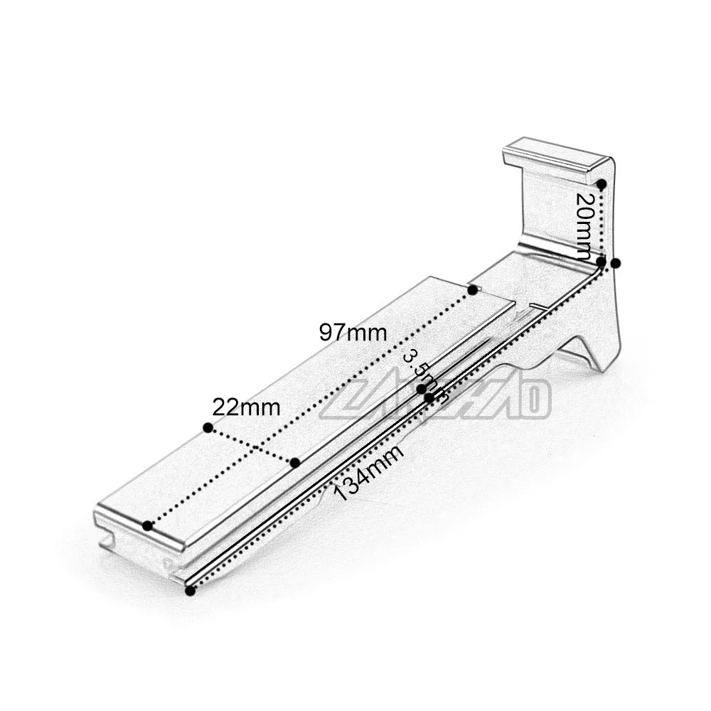 Оранжевый мотоцикл ножной тормозной рычаг и переключения передач пара CNC
