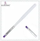 Набор кистей ELECOOL для наращивания ногтей, 321 шт., с белой градиентной фиолетовой кистью, УФ-Гель-лак для рисования, кисть-инструмент для маникюра