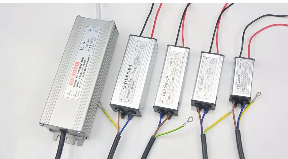 Трансформатор освещения 85 V-265 V to 20-36V 10 20 30 50W 100W адаптер питания импульсный Светодиодный драйвер для прожектора лампы COB чип