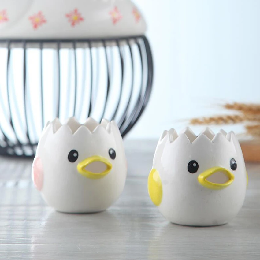 7x7cm Creative kitchen Egg Yolk Separator Eco Friendly Ceramic Divider Tools Kitchen Accessories Baking | Дом и сад