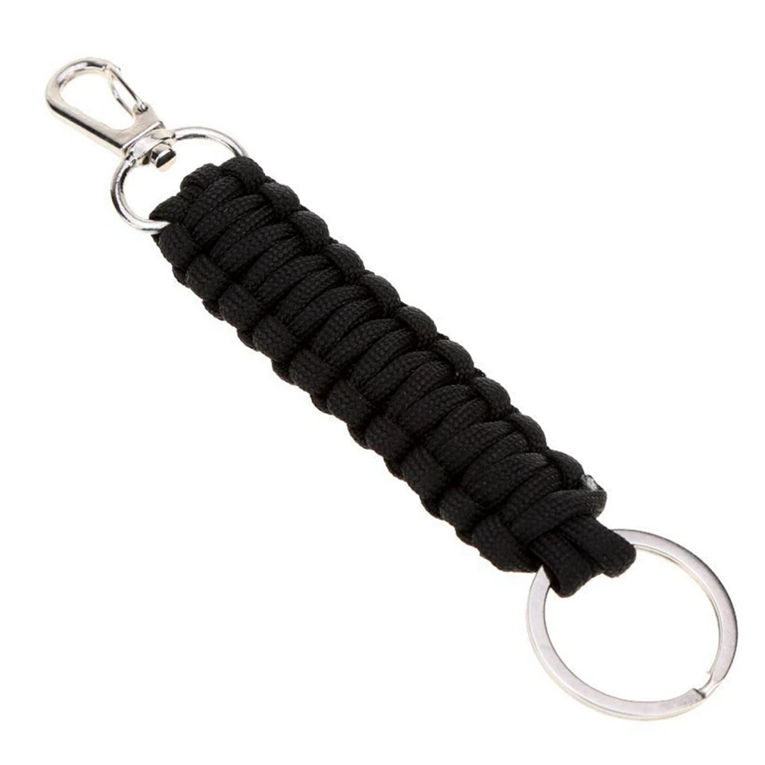 Плетеный парашютный шнур брелок 7 ядер карабин крючок|key chain|key chain hookkey carabiner |