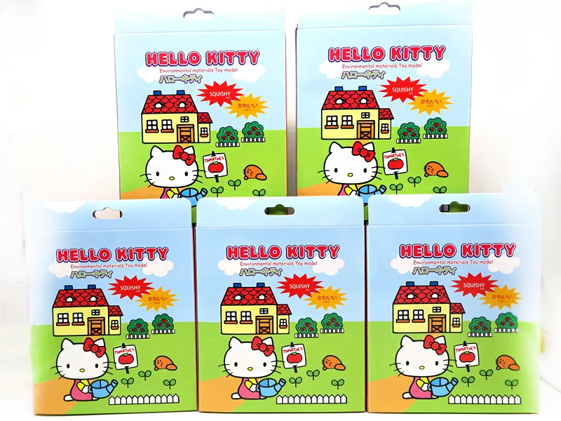 4 шт./лот KT cat кукла 5 стилей оригинальная упаковка Hello Kity большие предметы мебели
