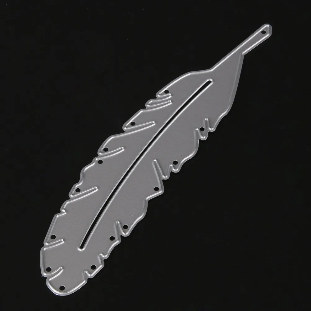 2 шт. металлические перышки трафареты DIY рельефное тиснение для скрапбукинга