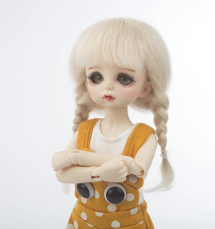 Новое поступление 1/6 1/8 Bjd SD ob11 маленькая кукла парик Модный стиль мохер провод кукла парик волосы для кукол аксессуары