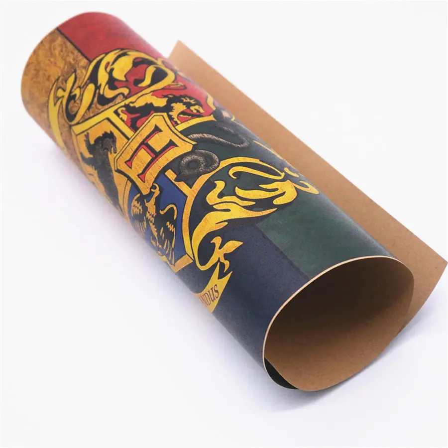 Школа Хогвартс Гарри Винтаж Ретро-постер к фильму крафт-бумага живопись античный