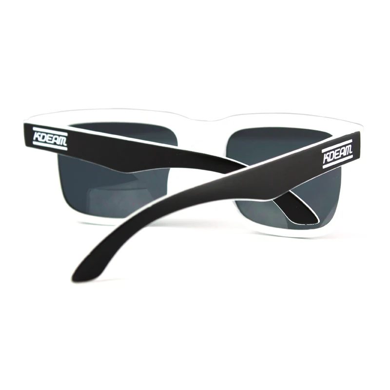 Мужские солнцезащитные очки Kdeam квадратные поляризационные с отражающим