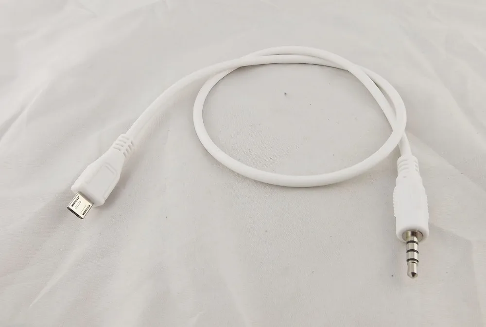 1 шт. 3 5 мм стерео штекер к Micro USB Pin Мужской M/M адаптер конвертер аудио кабель 50 см |