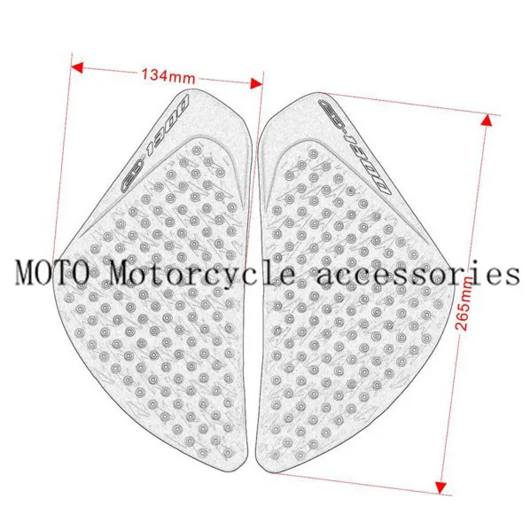 Motorcycle Tank Pad tank Protector Stickers For Honda CB1300 2006-2009 2010 2011 2012 2013 2014 2015 Black | Автомобили и