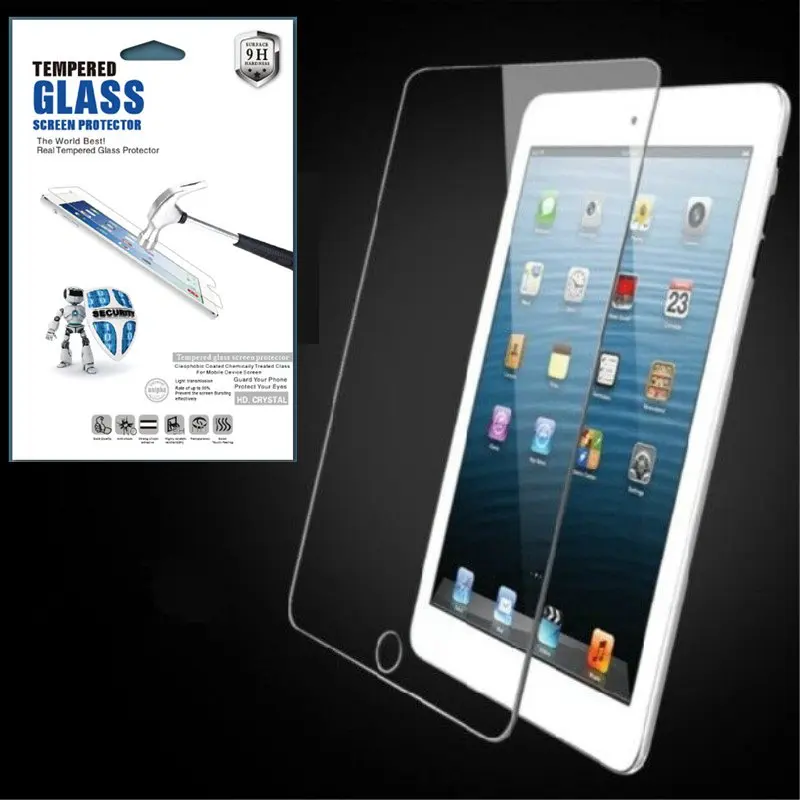 Закаленное стекло 9H для защиты экрана IPAD 2 3 4 air 10 9 PRO 7 pro 11 5 2020 в розницу 100