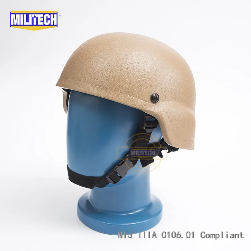 Пуленепробиваемый шлем MILITECH CB NIJ IIIA 3A MICH Арамид ACH баллистический