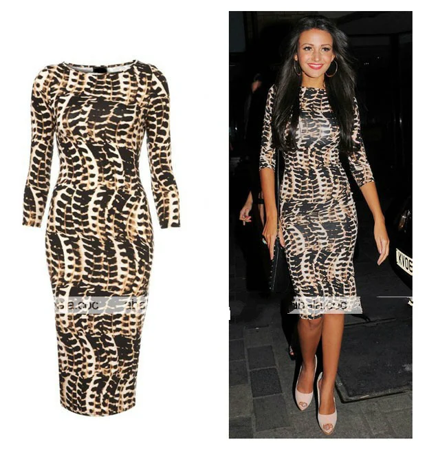 S-XXL сексуальное Клубное платье с леопардовым принтом длинное облегающее для