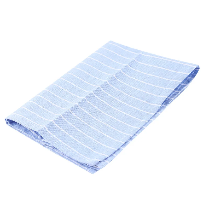 light blue 40x31 см настольная салфетка, коврик с теплоизоляцией, полосатая салфетка, тканевая скатерть для стола, фон, хлопковая льняная ткань - Цвет: light blue