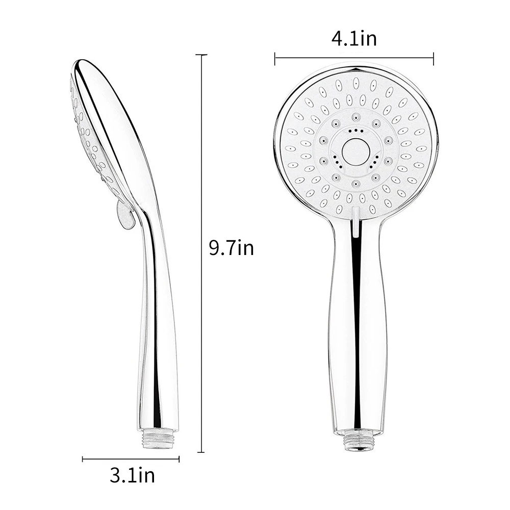 Высокое качество Регулируемая 5 режимов душевая головка ручной душ