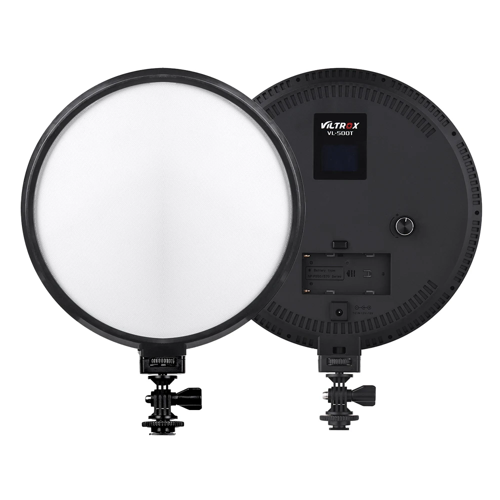 Viltrox VL-500T9 дюймов двухцветный Dimmable светодиодный свет 3300 K-5600 K CRI 95+ Max. 25 W для портретной детской макро натюрморт