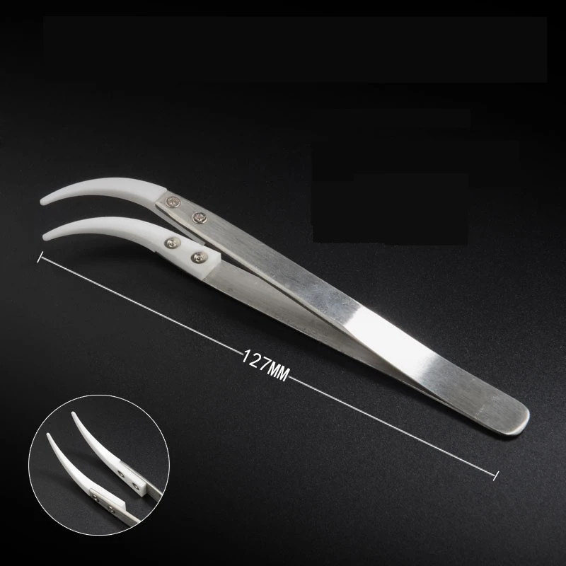 Керамический пинцет 6 шт. термостойкий Непроводящий корпус из нержавеющей стали