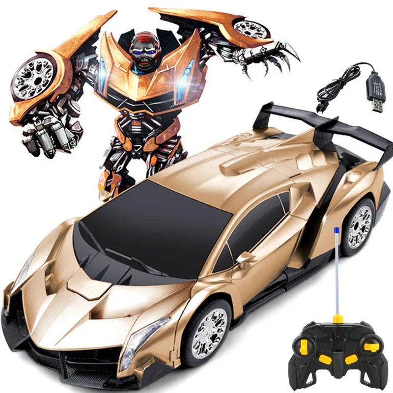Лидер продаж RC игрушечный автомобиль Трансформация Роботы 4 8 В в 4CH дистанционное
