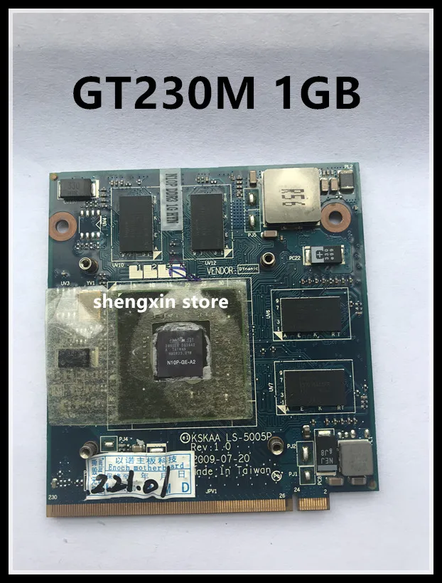 Видеокарта K000075450 N10P GE A2 GT230M GT 230M VGA для ноутбука TOSHIBA A500 L500 L550 L500D|Платы расширения| |