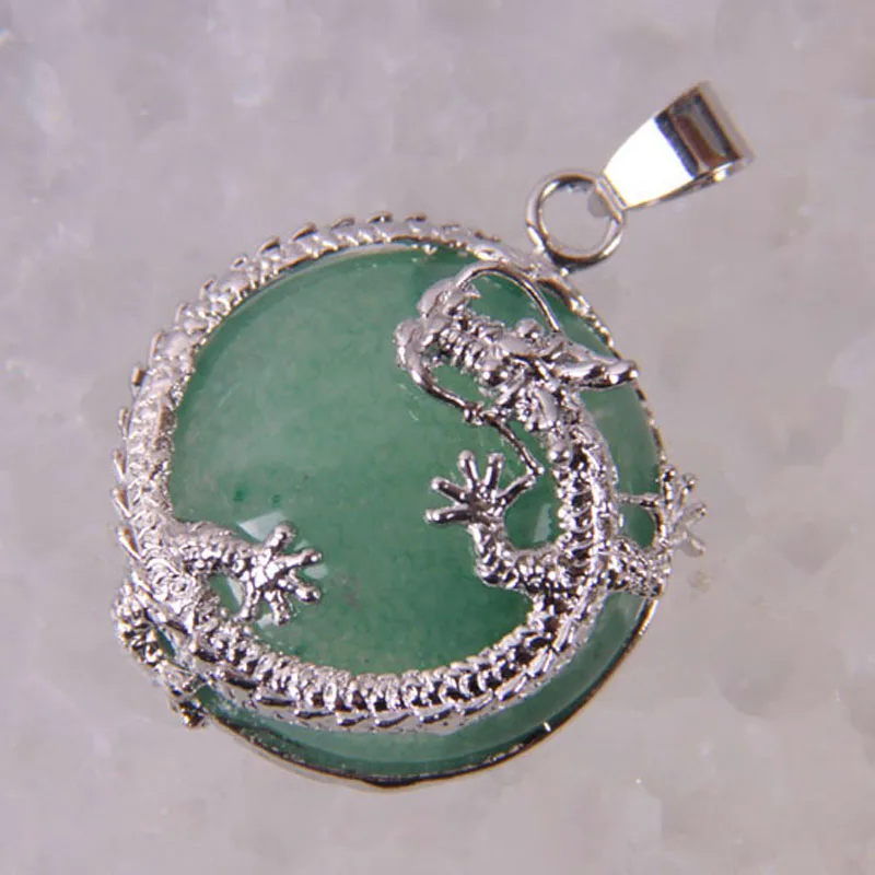 Подвеска из натурального зеленого авантюрина драгоценный камень ювелирные