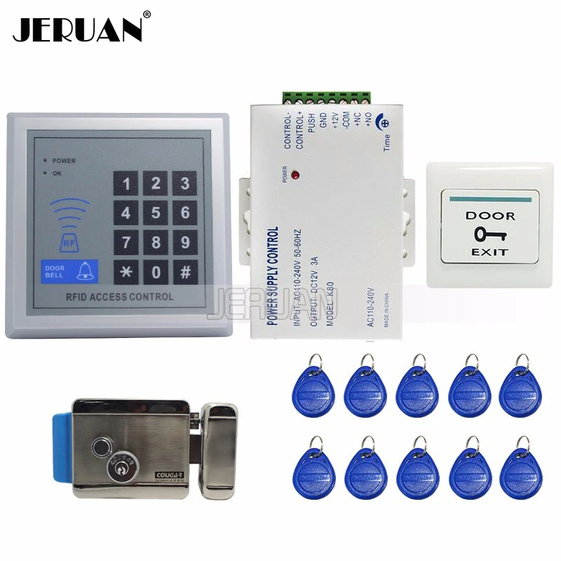 Новая Rfid система контроля допуска к двери набор + Электрический дверной замок код