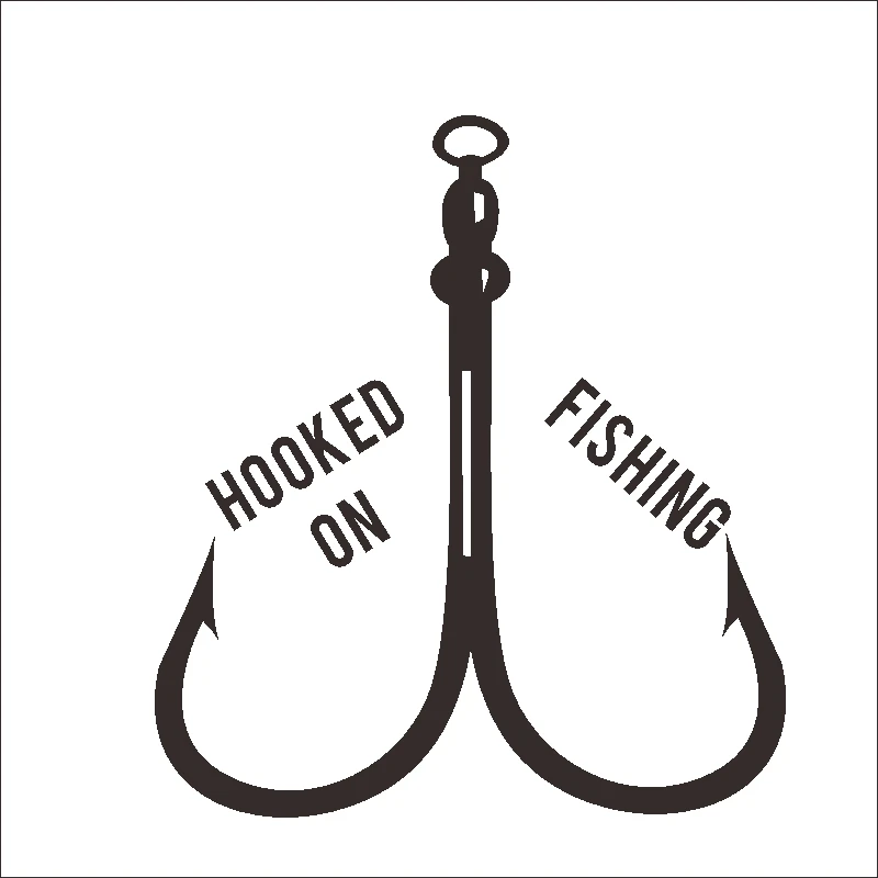 DCTAL Автомобильная наклейка для рыбалки автомобильный Стайлинг programa Catfish Hunter Pesca