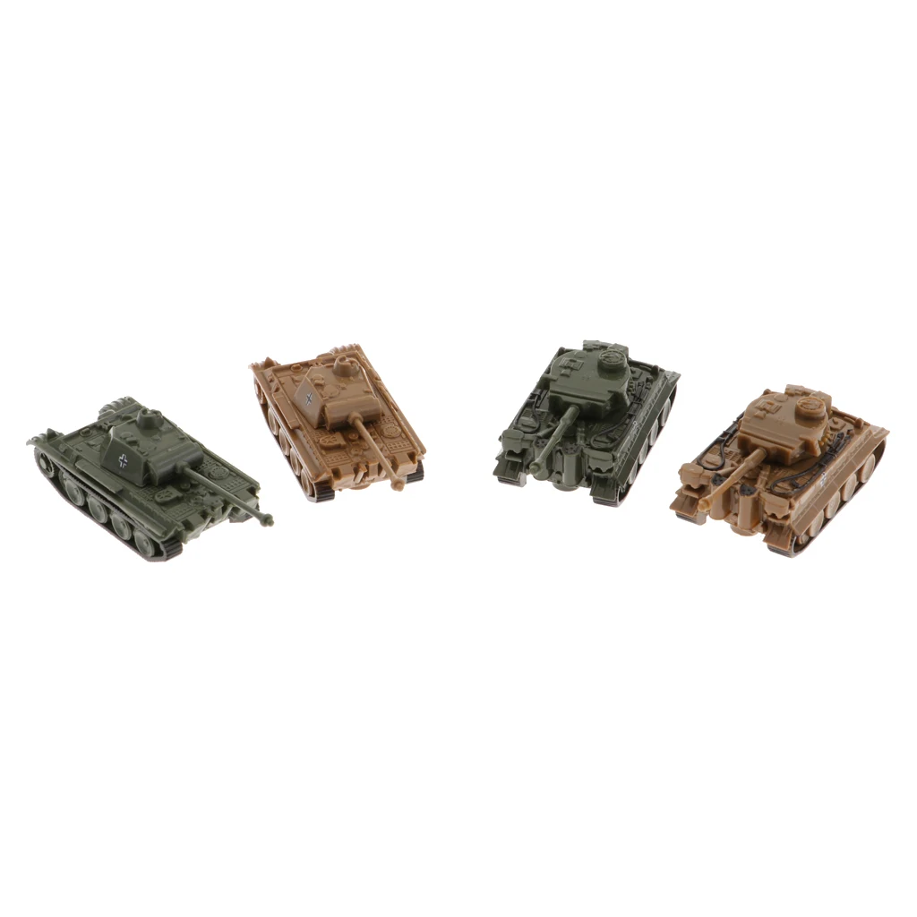 1/144 детская игрушка немецкий panzerkampfwgen VI Ausf. E Tiger I+ V модель пантера 4D 16x для коллекции