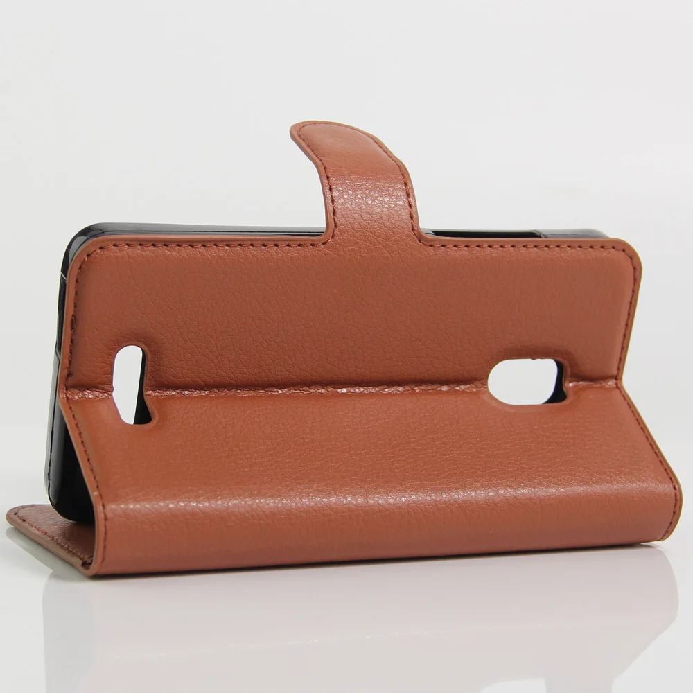 Cyboris брендовый чехол для Alcatel Pop чехол-кошелек из искусственной кожи с подставкой