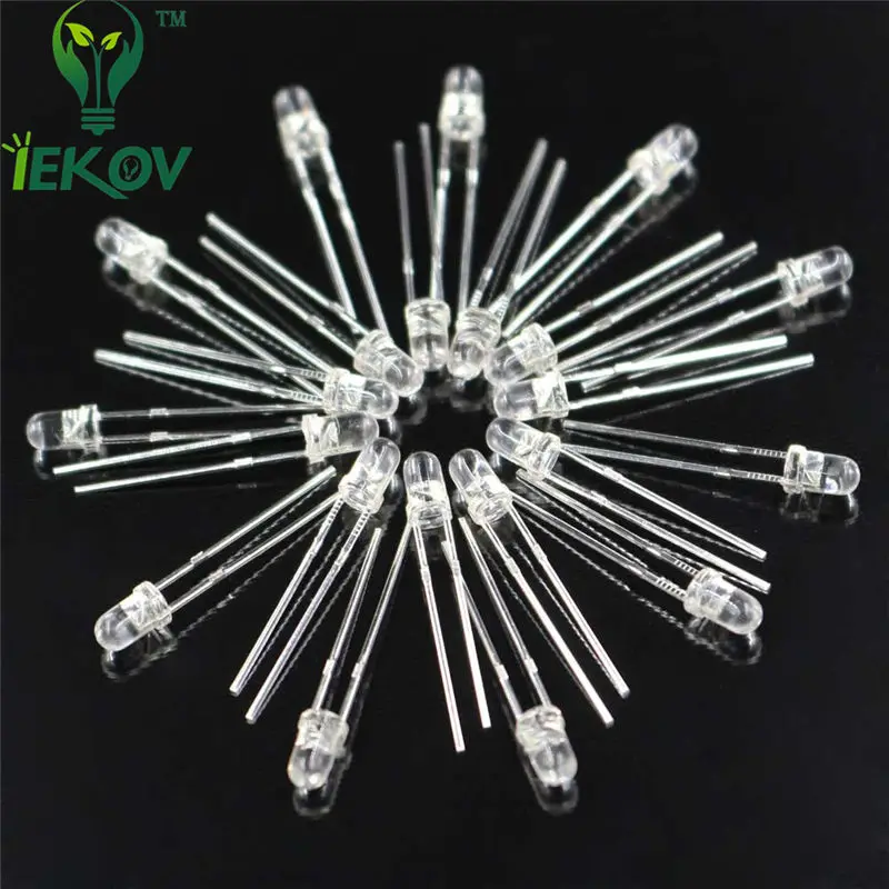 20 шт. светодиодный 3 мм RGB медленная вспышка медленное изменение красный зеленый