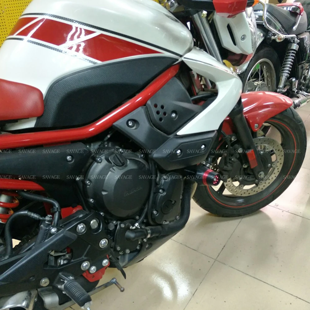 Рамка Ползунки Крушение протектор для YAMAHA XJ6 DIVERSION XJ6N 2009-2013 аксессуары для мотоциклов защита от падения мотоцикл Motos