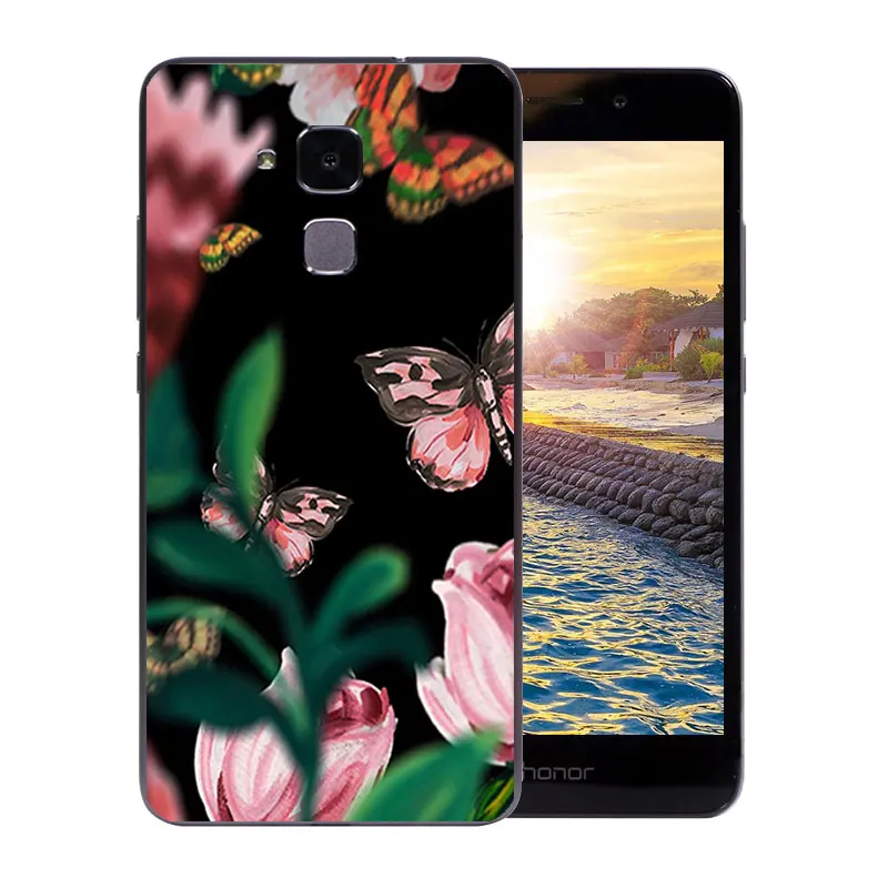 Чехлы для телефонов 5 2 дюйма Huawei Honor 5C прозрачный мягкий силиконовый чехол 7 Lite GT3