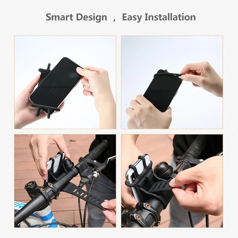 HAWEEL Bicycle Mobile Phone Holder Suitable for 4.0-6.3 inch Phones For iPhone Samsung Huawei and Other Smartphones | Мобильные