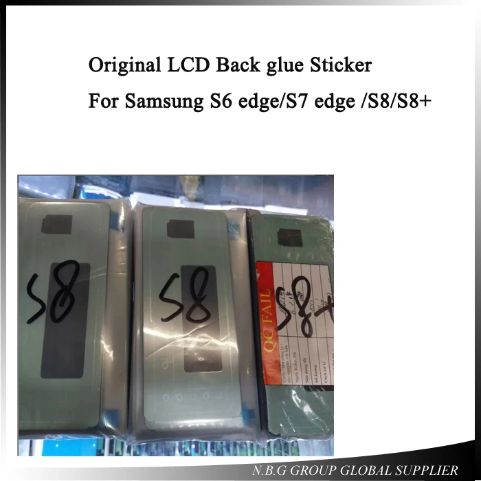 100 шт./лот Оригинальный ЖК дисплей наклейка на заднюю панель аккумулятора клейкая