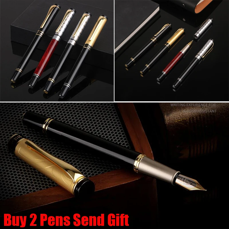 Бесплатная доставка Классическая деловая Мужская чернильный фонтан ручка
