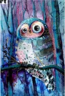 Алмазная живопись, полноразмернаякрасивая милая сова, 5D Вышивка, алмазная живопись, Набор для вышивки крестиком стразы, картина T028