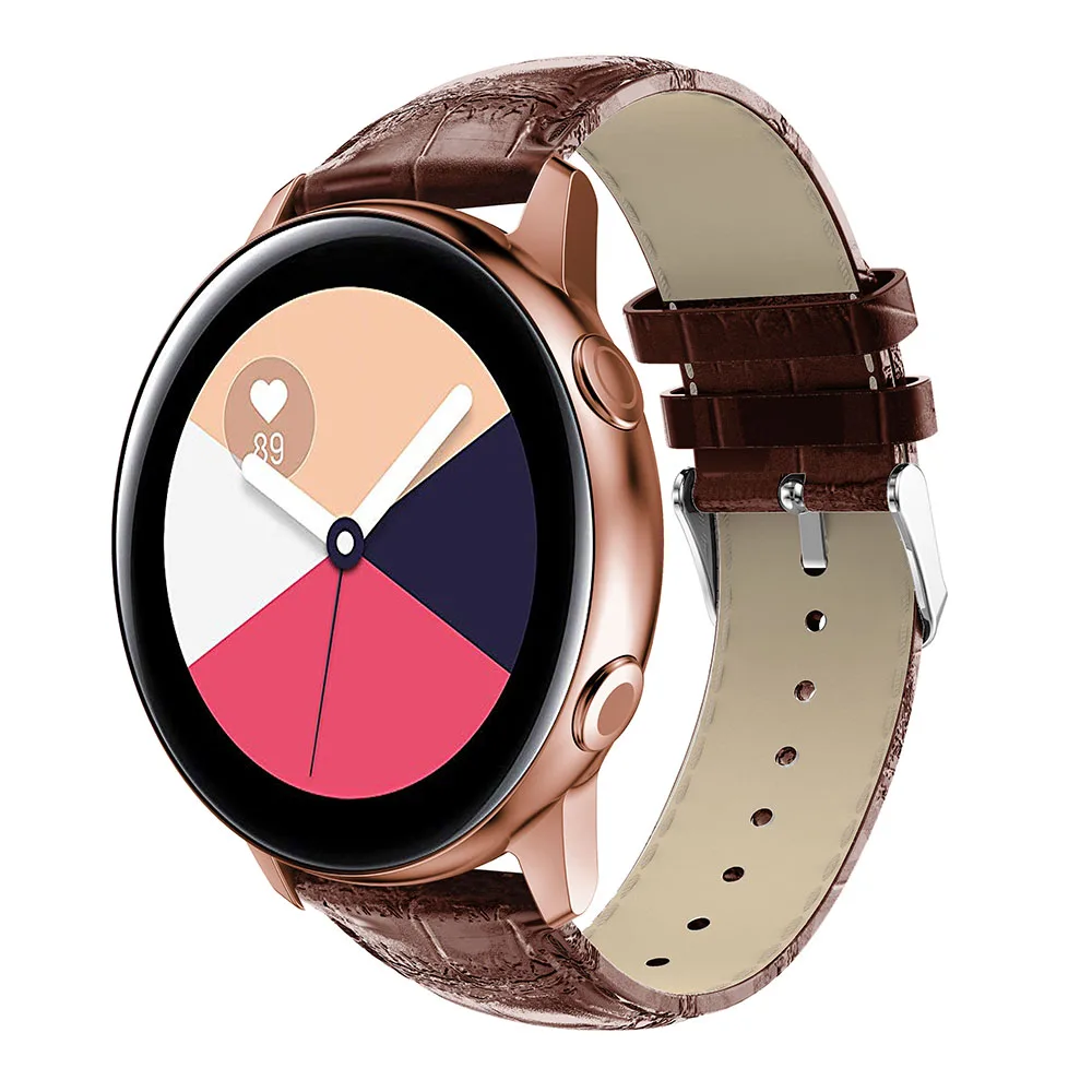 Ремешок кожаный для Samsung Galaxy Watch Active/Galaxy 42 мм сменный Браслет наручных часов 20 |