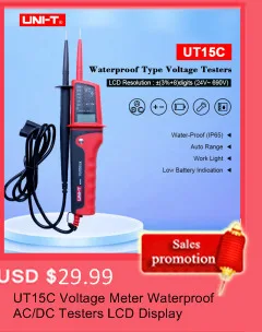 UNI-T UT207/UT208/UT209 промышленный цифровой клещи 1000A 600 в True RMS Автоматический диапазон клещи мультиметры Амперметр Вольтметр
