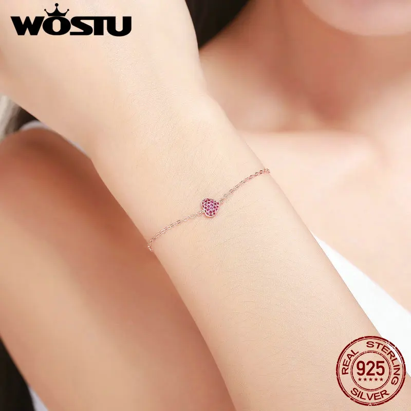 Женский браслет из серебра 925 пробы под розовое золото|rose gold silver bracelet|bracelets for women