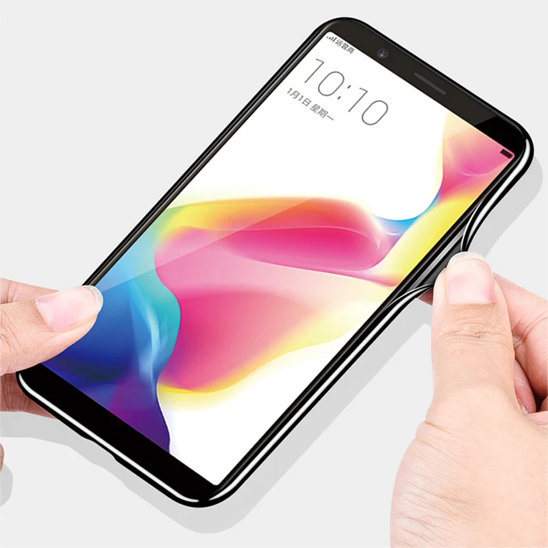 Для OPPO R11 чехол из синего закаленного стекла задняя крышка для R 11/R11t t чехлы