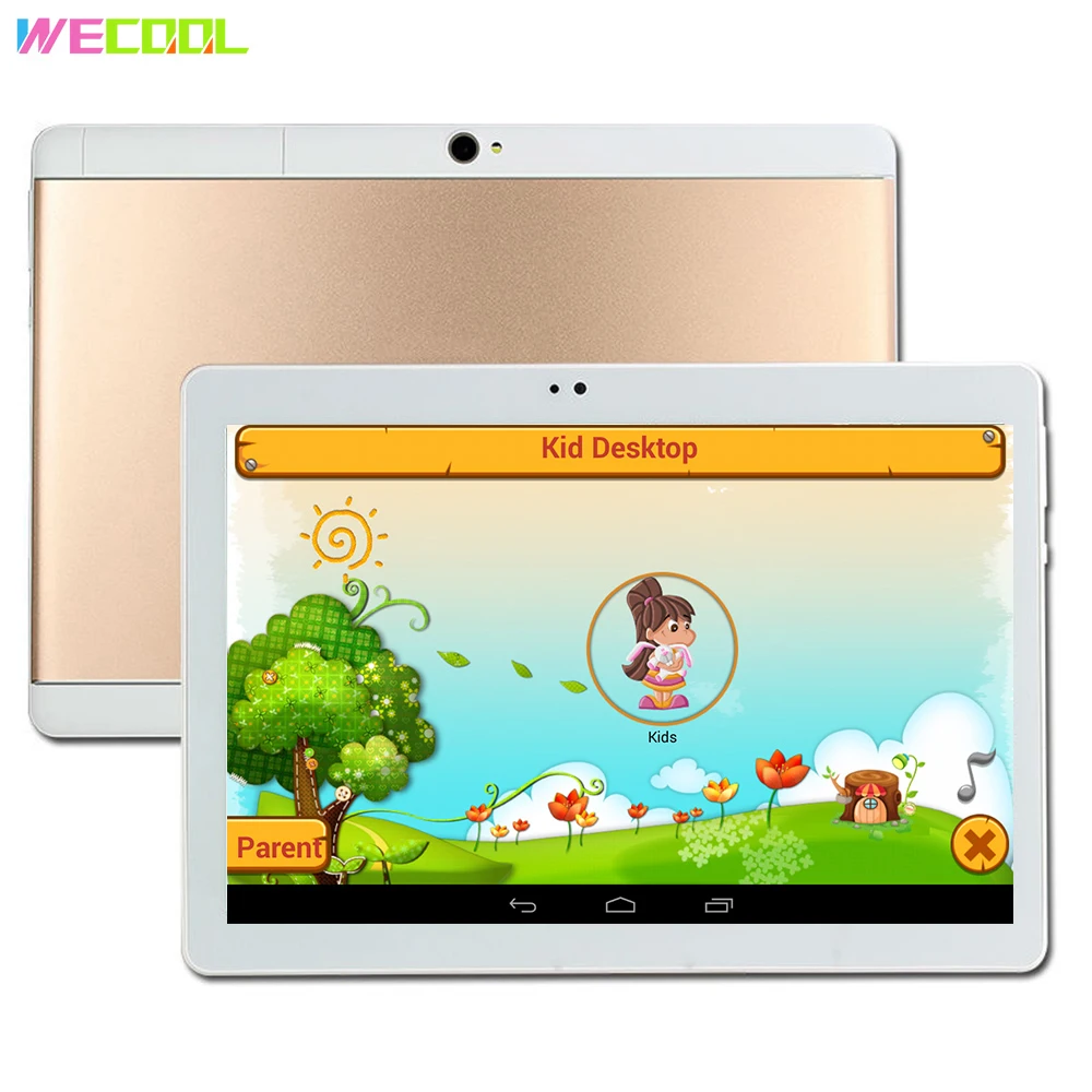 10 дюймов WeCool Android Детские планшеты PC 16 ГБ с 3g сети предварительно Дети