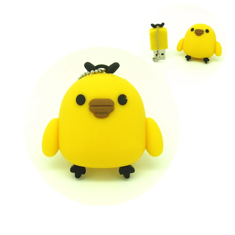 Новый стиль 100% реальный объем Мультфильм Курица милый цыпленок U диск usb