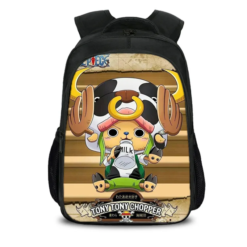 Japanese Anime One Piece Backpack FNNA UT Ace Zoro Sanji Luffy Women Men Casual Bag Boys Girls School Bags Laptop Mochila Bolsa | Багаж и