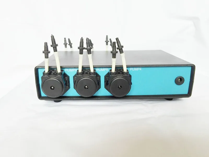 Морской цвет дозирования перистальтический насос MCD-6 6 каналов тыквы коралловый