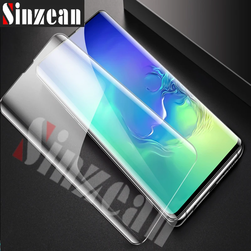 Sinzean 2 шт. 3D с полным покрытием из клея УФ стекло для samsung S9/S8 Plus/Note 8/Note 9 Клей