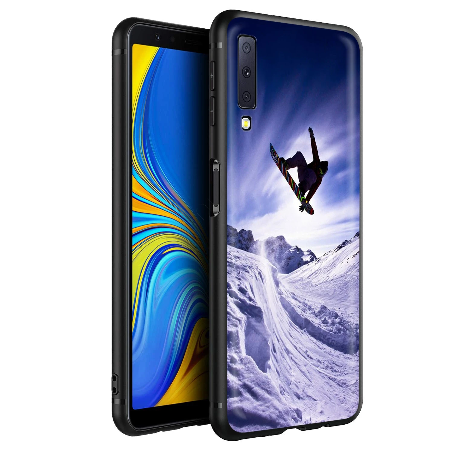 Лыжный сноуборд лыжи чехол для Samsung Galaxy S20 S10 S9 S8 S7 S6 Plus Note 9 8 M30 M20 M10 Edge Lite Ultra|Бамперы|