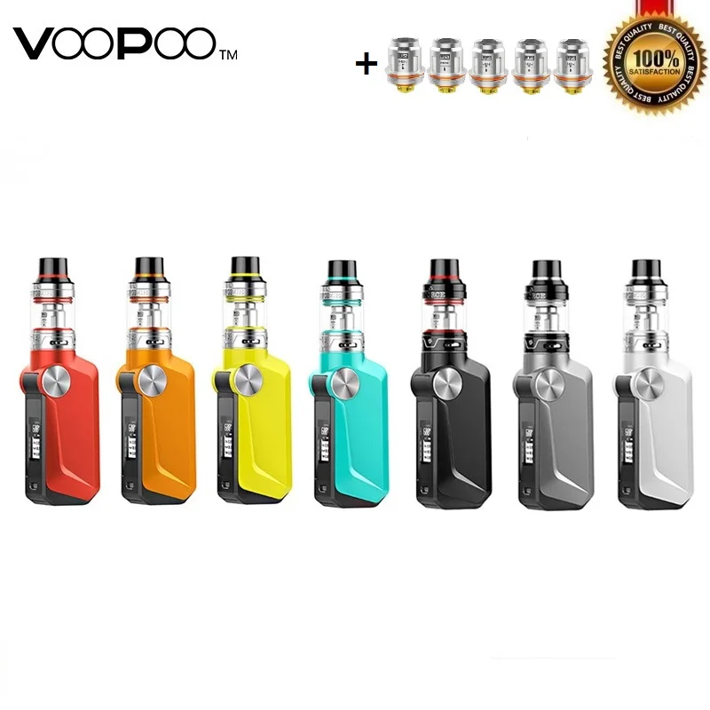 Оригинальный стартовый набор VOOPOO MOJO 88 Вт TC бокс мод с 3 5 мл Uforce Subohm Vape Tank Vaper