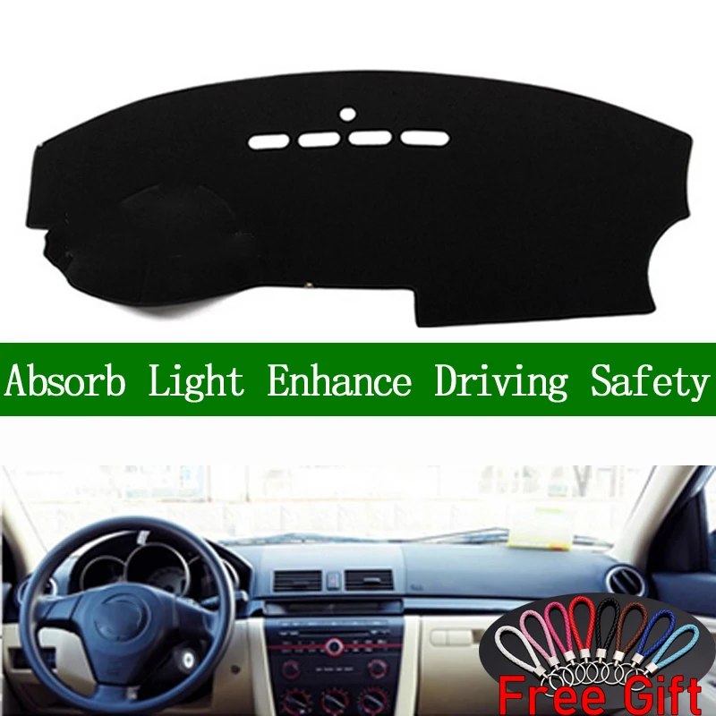 Нескользящий коврик для приборной панели mazda 3 2006 2007 2008 2009-2012 | Автомобили и