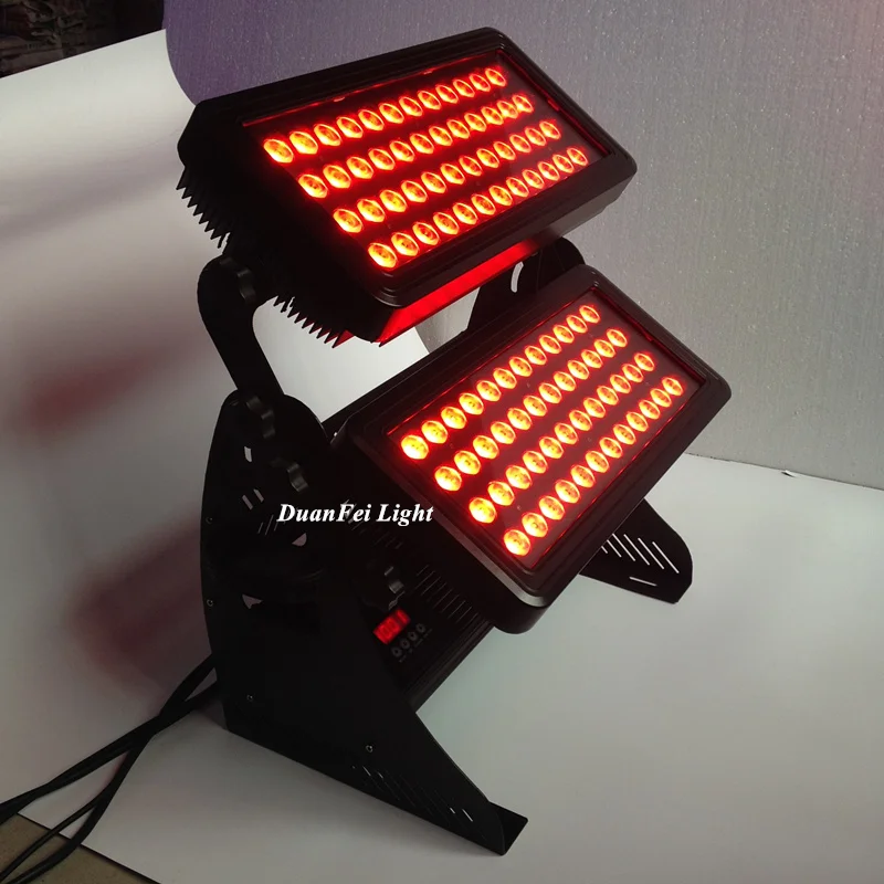 2 партия Светодиодный прожектор высокой мощности rgbw dmx 96x10 Вт 4 в 1|Эффект освещения