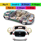 Автомобильная резиновая уплотнительная лента Youwinme 5 м D Z P B 3 м клейкая звукоизоляция ветрового стекла Автомобильная дверная уплотнительная лента для кромок шумоизоляции