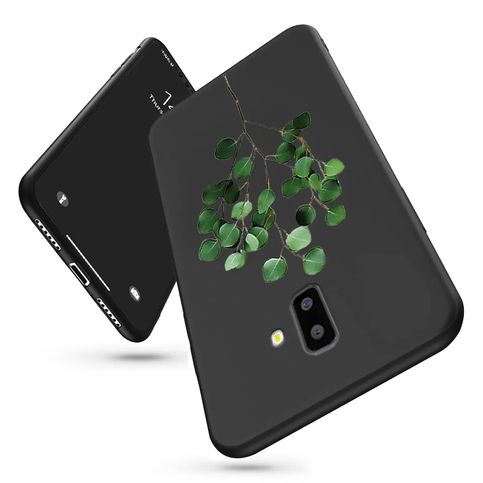 Цветной чехол для телефона с отверстиями для samsung Galaxy J4 J6 EU Plus, мягкие силиконовые Матовые чехлы для Galaxy J5 J7 Prime