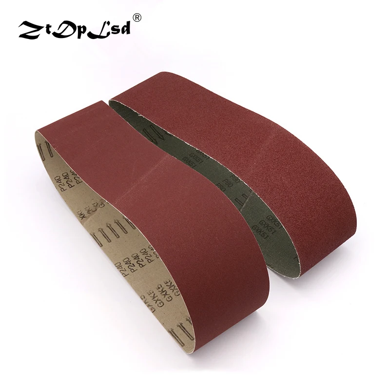 ZtDpLsd 915mm*100mm Grinding Polishing Oxide Sander Sanding Belts Wood Buffing Belt Alumina Sharpening Abrasive Soft Metal Tool