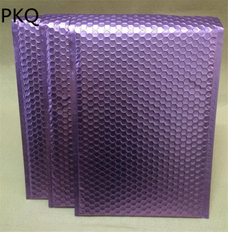 100pcs Purple Bubble Envelopes Courier Bags Multi-function Self Adhesive Packaging Shipping Bag Aluminium Foil Mailing | Дом и сад